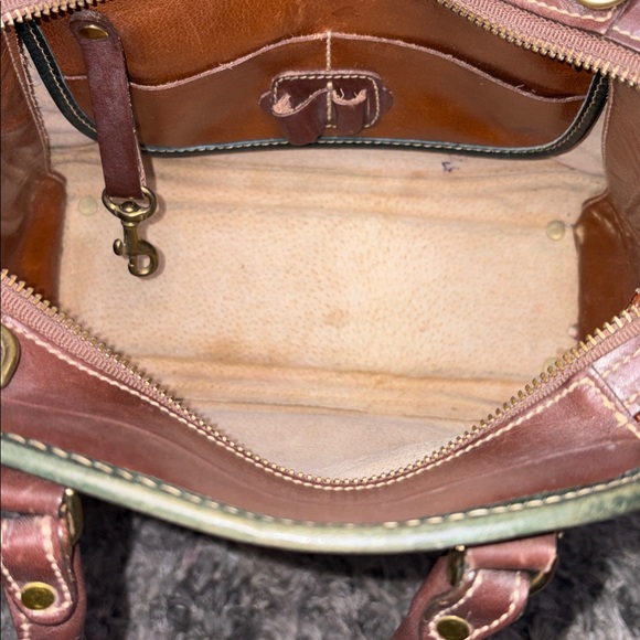 Brahmin Vintage Elegant Brown Leather Handbag - Picture 10 of 11